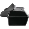 VEVOR Motorcycle Top Case, Universal Durable PP Material Motorbike Tail Box with Reflective Panel, 48L Waterproof Detachable Motorcycle Top Box with Multi-Hole Base, Fit for 99% of Motorcycle Frames