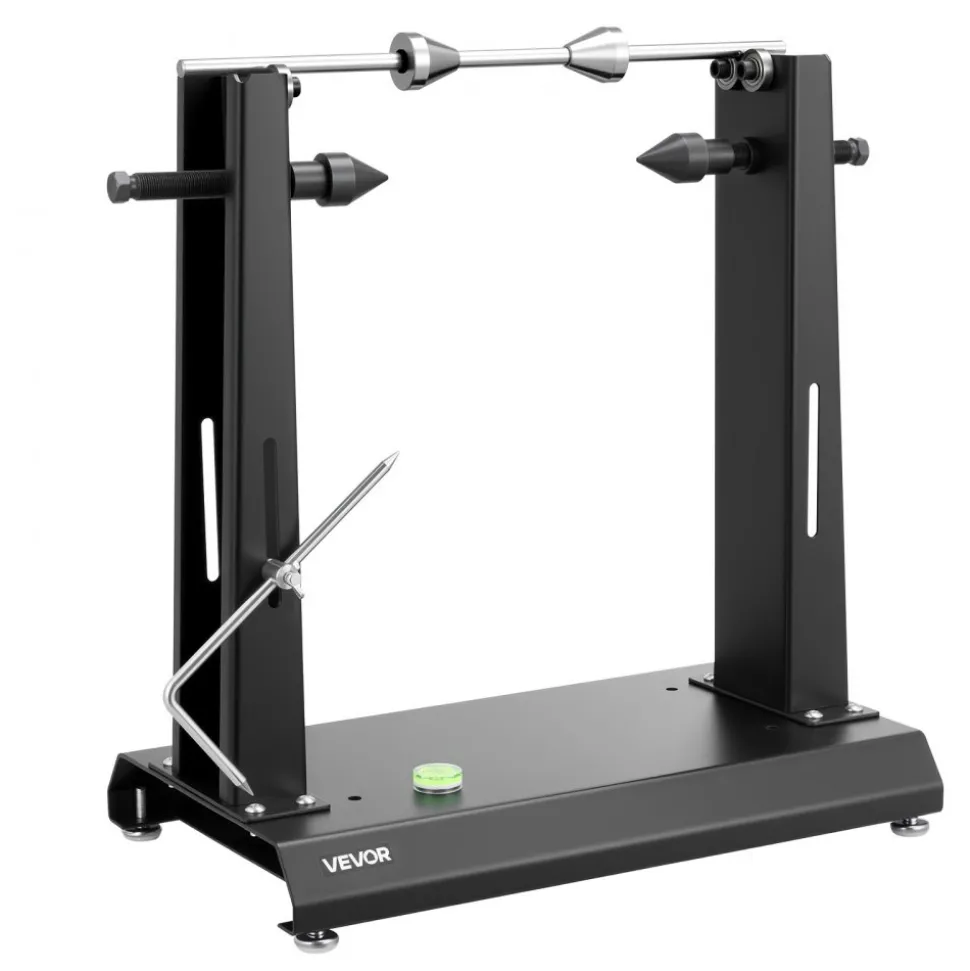 VEVOR Motorcycle Wheel Balancer, 88.2 lbs Capacity, Tire Balancer & Truing Stand with Adjustable Centering Cones and Truing Pointer, Balancing Tools for Most Motorcycles & Bicycles, 32-Inch Wheel Dia