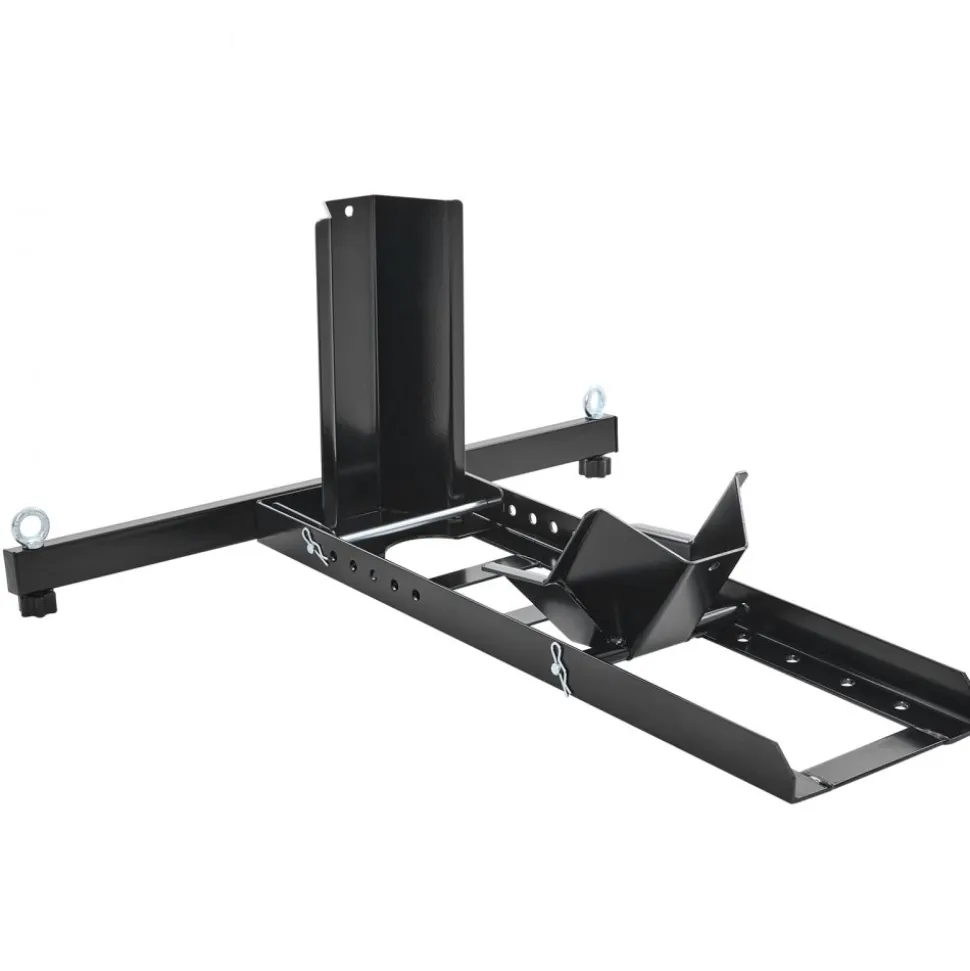 VEVOR Motorcycle Wheel Chock Upright, 1800 lbs Capacity, Heavy-duty Steel Motorcycle Front Wheel Stand with 6 Adjustable Holes, For 15"-22" Off-Road Motorcycles, Standard Motorcycles