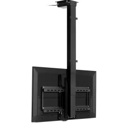 VEVOR Motorized Ceiling TV Mount, TV Wall Mount for 32 to 55 Inch TV, Electric Adjustable Ceiling TV Mount, Motorized Flip Down TV Mount Bracket with Max VESA 24 x 16 in, Fits TVs Up to 120 lbs