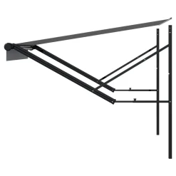 VEVOR Motorized RV Awning Complete Kit, 16' Retractable Awning with Aluminum Alloy Frame, Outdoor Trailer Awning, Fit for Most RVs(Black Fade)