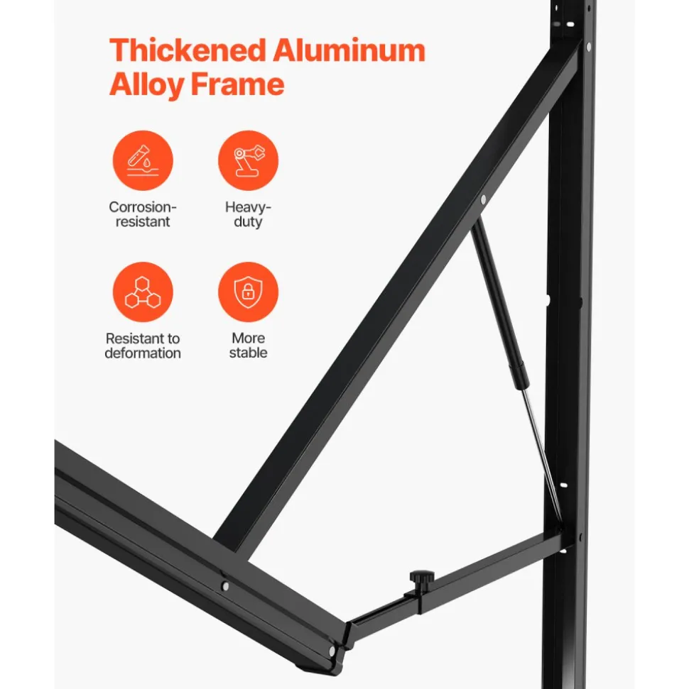 VEVOR Motorized RV Awning Complete Kit, 18' Retractable Awning with Aluminum Alloy Frame, Outdoor Trailer Awning, Fit for Most RVs(Black Fade)
