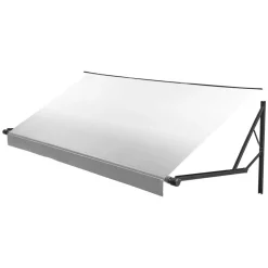 VEVOR Motorized RV Awning Complete Kit, 21.06FT Electric Retractable RV Awning with Aluminum Alloy Frame & Waterproof Fabric, Outdoor Camping Trailer Awnings Fit Most RVs (21FT Type, Gradient Gray)