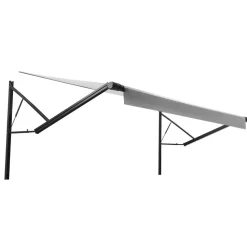 VEVOR Motorized RV Awning Complete Kit, 21.06FT Electric Retractable RV Awning with Aluminum Alloy Frame & Waterproof Fabric, Outdoor Camping Trailer Awnings Fit Most RVs (21FT Type, Gradient Gray)