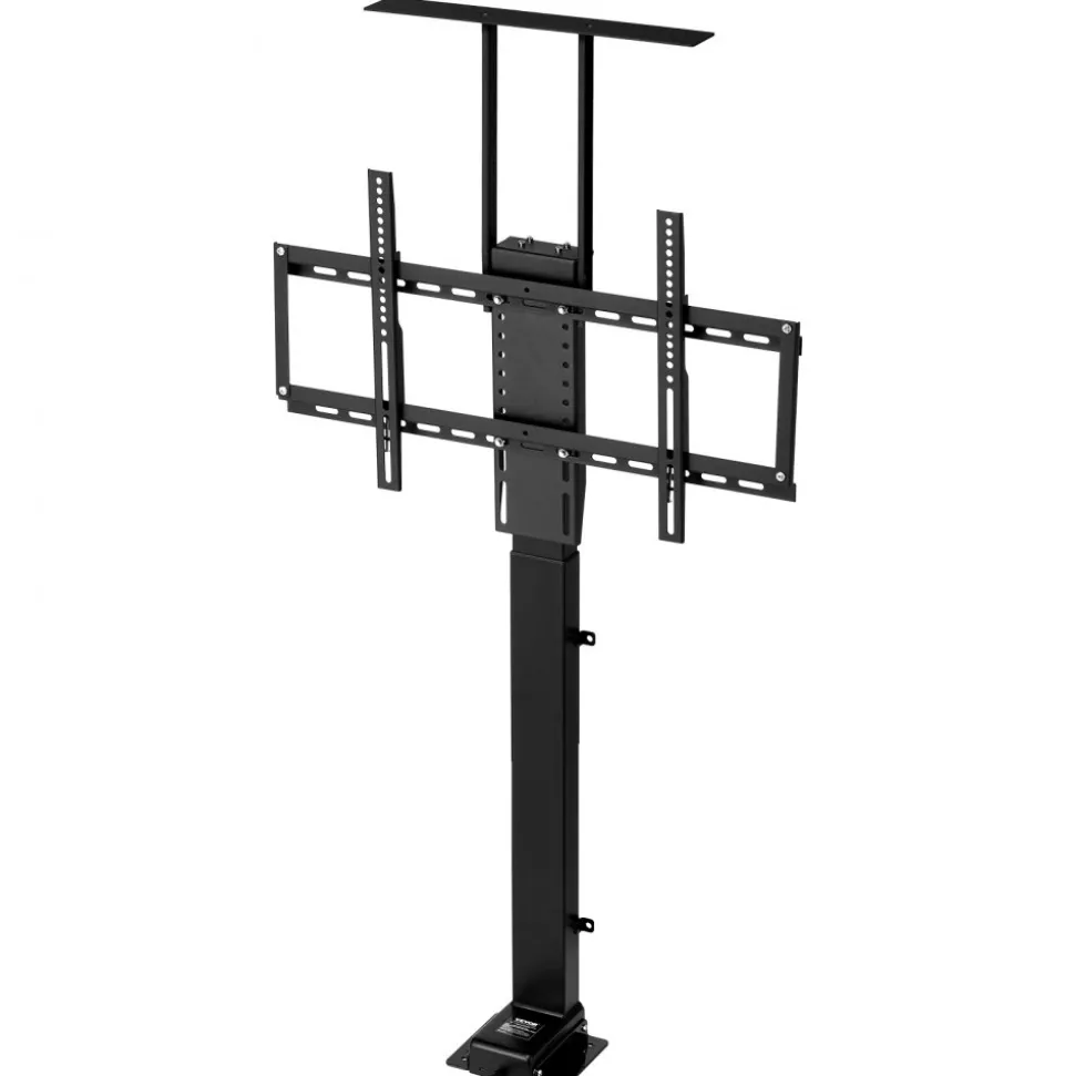 VEVOR Motorized TV Lift Stand, 120 lbs max Load Adjustable TV Lift Stand Mount Bracket, Vertical Electric TV Bracket with Remote Control, Motorized TV Stand with Max VESA 24 x 16 in, for 32-70 in TVs
