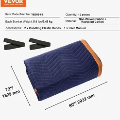 VEVOR Moving Blankets, 80