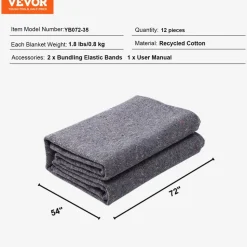 VEVOR Moving Blankets, 72