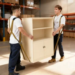 VEVOR Moving Straps, 2-Person Lifting and Moving System with 2 Harness Straps, 2 Load-bearing Straps & 1 Handheld Strap, Adjustable Lifting Shoulder Straps Move Furniture Appliances Mattresses