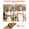 VEVOR Moving Straps, Supports up to 1000 lbs, 2-Person Lifting and Moving System with 2 Harness Straps & 2 Load-bearing Straps, Adjustable Lifting Straps for Moving Furniture Appliances Mattresses