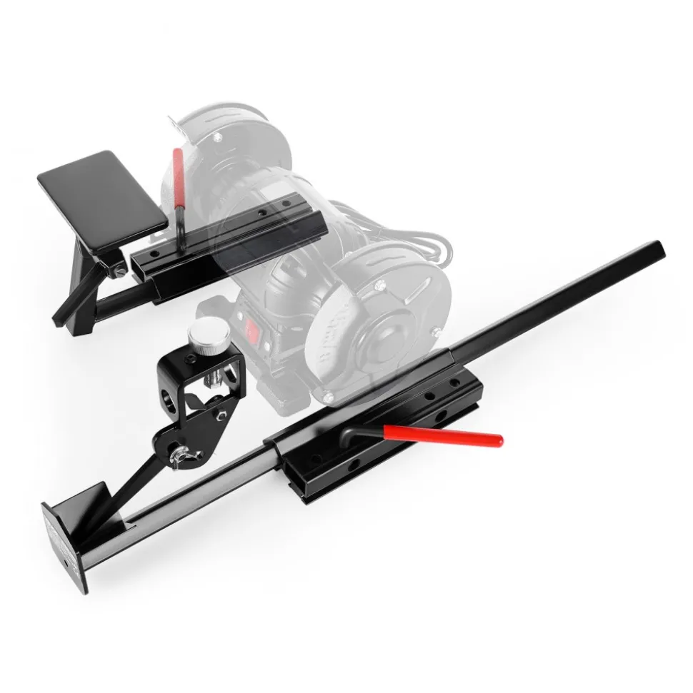 VEVOR Multi-Grind Sharpening System, Vari-Grind Pro Sharpening Jig Kit for 6" & 8" Bench Grinders – with Platform, Long Support Arm & Fingernail Gouge Jig, for Chisels, Woodturning, Plane Irons