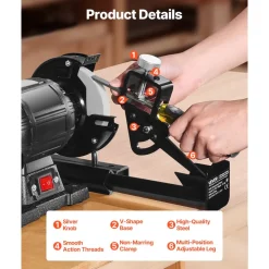 VEVOR Multi-Grind Sharpening System, Vari-Grind Pro Sharpening Jig Kit for 6