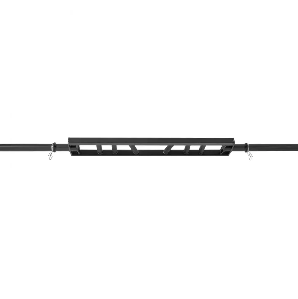 VEVOR Multi-Grip Barbell, 2-inch 3 Positions Swiss Bar, 550 LBS Capacity Heavy Duty Swiss Barbell Training Equipment, with 2 Collars and Knurled Grips, for Home Gym, Support Pressing, Lifting Curls