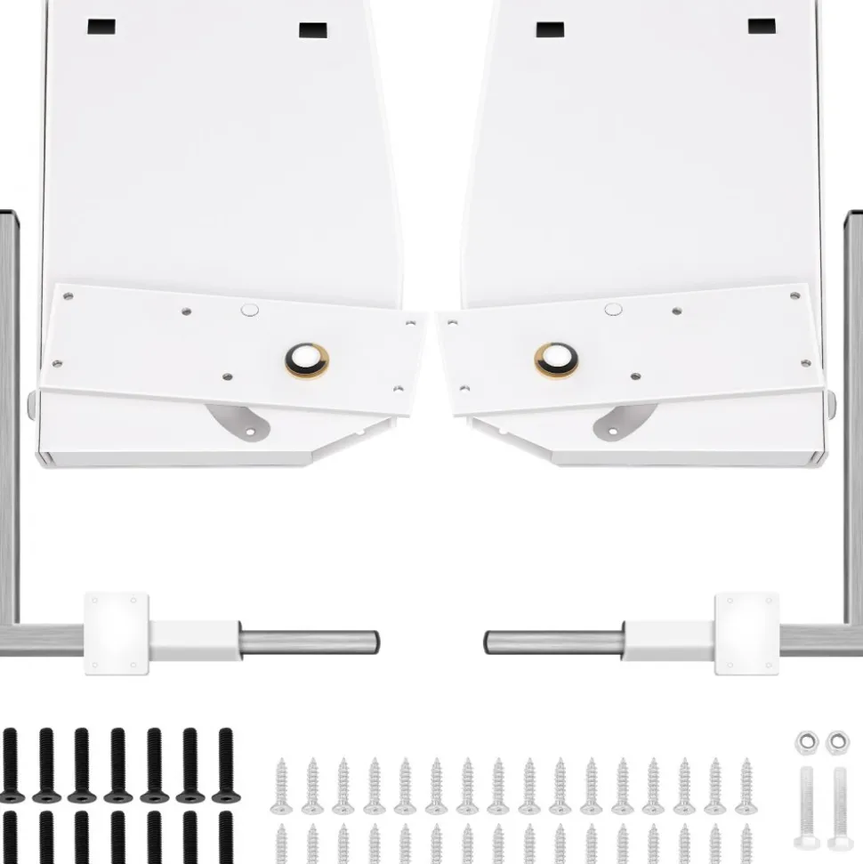 VEVOR Murphy Mounting Wall Springs Mechanism Heavy Duty Support Hardware DIY Kit for King Queen Bed (Vertical), White