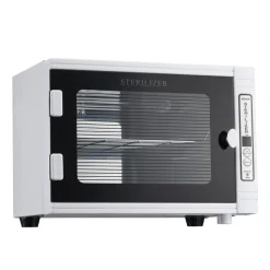 VEVOR Nail Tool Cleaning Machine, 12L Large Capacity, Tool Cabinet Cleaner Box with Timer Setting, Tempered Glass Door, 185nm Wavelength, for Labs, Home, Nail Salons, Hair Studios, Beauty Salons