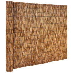 VEVOR Natural Reed Fencing, 4 ft x 16.4 ft, Decorative Natural Reed Fencing Roll, Decorative Fence for Backyard Divider, Privacy Screen Panel Curtain for Balcony Patio Garden Backyard Outdoor, Brown
