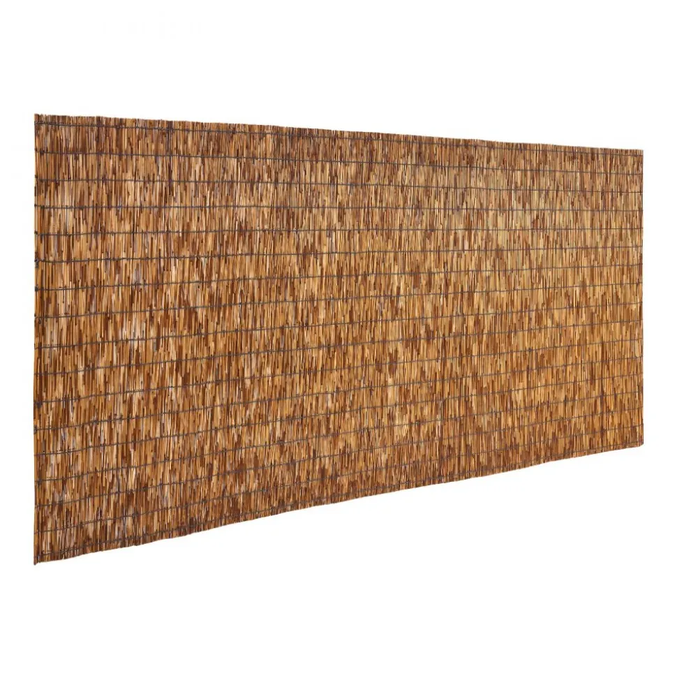 VEVOR Natural Reed Fencing, 4 ft x 16.4 ft, Decorative Natural Reed Fencing Roll, Decorative Fence for Backyard Divider, Privacy Screen Panel Curtain for Balcony Patio Garden Backyard Outdoor, Brown
