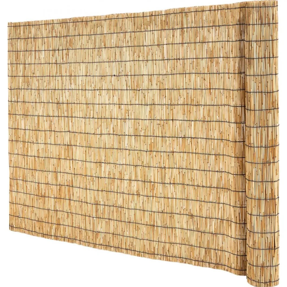 VEVOR Natural Reed Fencing, 4 ft x 16.4 ft, 2 Pack Decorative Natural Reed Fencing Roll, Decorative Fence for Backyard Divider, Privacy Screen Panel Curtain for Balcony Patio Garden Backyard Outdoor