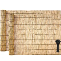 VEVOR Natural Reed Fencing, 4 ft x 16.4 ft, 2 Pack Decorative Natural Reed Fencing Roll, Decorative Fence for Backyard Divider, Privacy Screen Panel Curtain for Balcony Patio Garden Backyard Outdoor