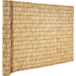 VEVOR Natural Reed Fencing, 4 ft x 16.4 ft, 2 Pack Decorative Natural Reed Fencing Roll, Decorative Fence for Backyard Divider, Privacy Screen Panel Curtain for Balcony Patio Garden Backyard Outdoor