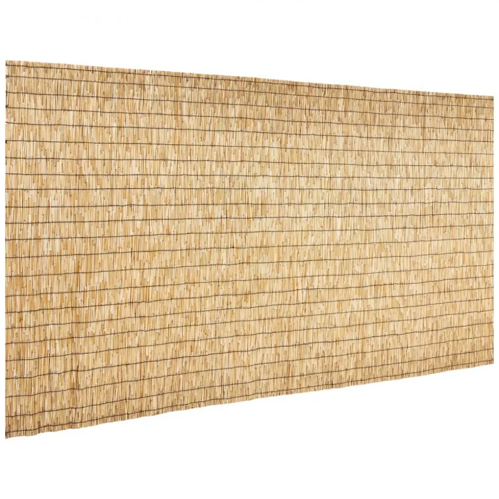 VEVOR Natural Reed Fencing, 5.58 x 16.4 ft, Decorative Natural Reed Fencing Roll, Decorative Fence for Backyard Garden Divider, Privacy Screen Panel Curtain for Balcony Patio Garden Backyard Outdoor