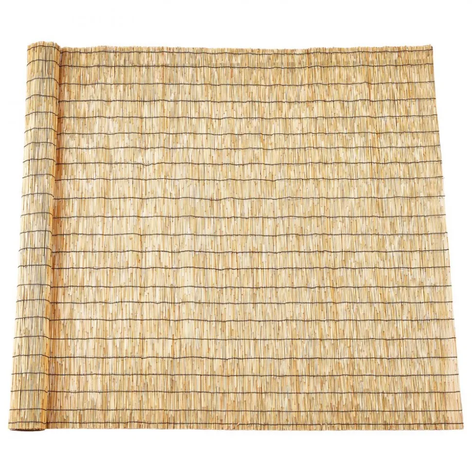 VEVOR Natural Reed Fencing, 5.58 x 16.4 ft, Decorative Natural Reed Fencing Roll, Decorative Fence for Backyard Garden Divider, Privacy Screen Panel Curtain for Balcony Patio Garden Backyard Outdoor