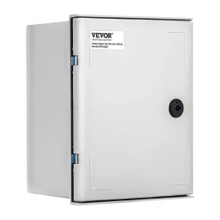 VEVOR NEMA Electric Box, 12x10x6'' NEMA 4X Fiberglass Electric Enclosure, IP66 Water & Dust Resistant, Suitable for Both Outdoor & Indoor Use, Includes Mounting Plate (30x25x14 cm)