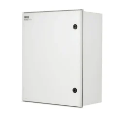 VEVOR NEMA Steel Case, 24x20x9'' NEMA 4X Fiberglass Electric Enclosure, IP66 Water & Dust Resistant, Suitable for Both Outdoor & Indoor Use, Includes Mounting Plate (60x50x23 cm)