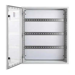 VEVOR NEMA Steel Case, 24x20x9'' NEMA 4X Fiberglass Electric Enclosure, IP66 Water & Dust Resistant, Suitable for Both Outdoor & Indoor Use, Includes Mounting Plate (60x50x23 cm)