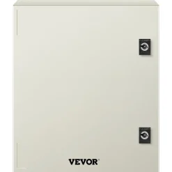 VEVOR NEMA Steel Enclosure, 16 x 12 x 8'' NEMA 4X Fiberglass Electrical Box, IP66 Waterproof & Dustproof, Outdoor/Indoor Electrical Junction Box, with Mounting Plate(40 x 30 x 20 cm)