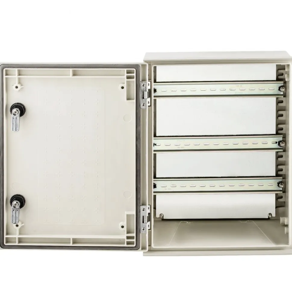 VEVOR NEMA Steel Enclosure, 16 x 12 x 8'' NEMA 4X Fiberglass Electrical Box, IP66 Waterproof & Dustproof, Outdoor/Indoor Electrical Junction Box, with Mounting Plate(40 x 30 x 20 cm)