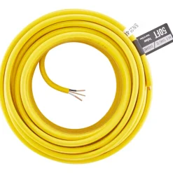 VEVOR NM-B Wire, 10AWG/2C Non-Mettalic Residential Indoor Electrical Wire with Ground, PVC Sheathed High-Purity Copper Core Cable, for Outlets, Switches, Other Loads & Lighting Wiring Projects(50 ft)