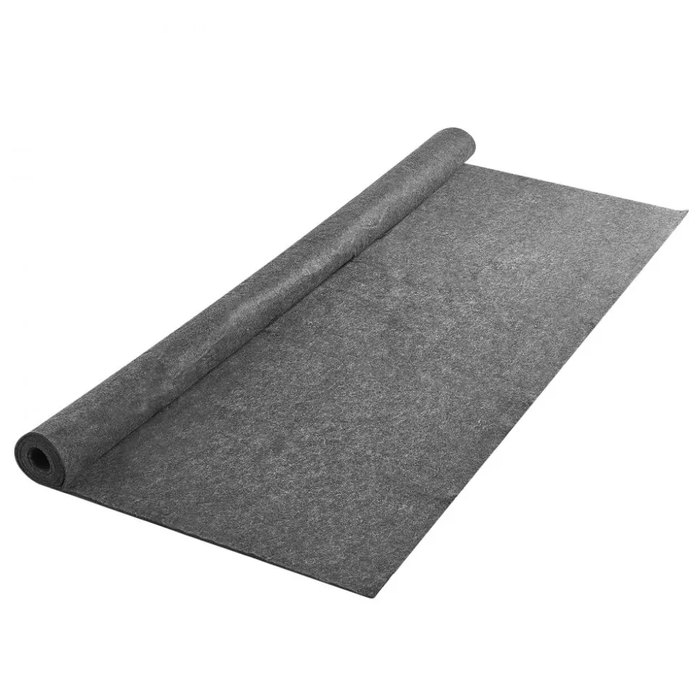 VEVOR Non-Slip Resistant Rug Pad, Protective Cushioning Carpet Pad, 2'x8' (7.875' Actual), 1/4"Thick, Dual Surface, Polyester Felt + Latex, 1-2㎡ Area Carpet Padding Rug Cushion Safe for All Floors