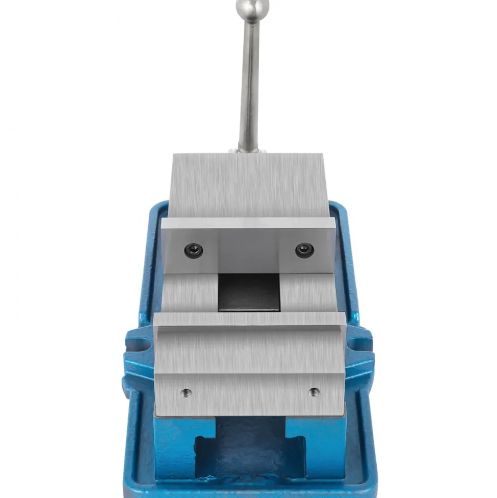 VEVOR Non Swivel Milling Lockdown Vise 4 Inch Precision Bench Clamp 100mm Width Drill Press Clamp 4 Inch Jaw Opening for Finishing Milling Machines Drilling Machines Precision Parts