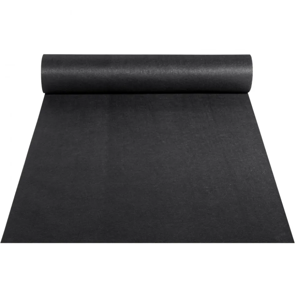 VEVOR Non Woven Geotextile Fabric Under Gravel, 6x100FT 8OZ Driveway Fabric Landscape Fabric, Heavy Duty Weed Barrier Fabric, Ground Cover Weed Control Fabric, French Drains Drainage Fabric, Black