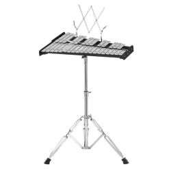 VEVOR 32 Note Glockenspiel Xylophone Bell Kit, Percussion Instrument with Mallets, Drum Sticks and Carrying Bag, Professional Glockenspiel Xylophone Percussion Instrument Set for Adults & Students