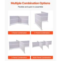 VEVOR Office Divider Privacy Partitions, 2-Pack, 72