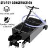 VEVOR Oil Drain Pan 25 Gallon Oil Drain Tank, 95L Low Profile Oil Drain Pan, Large Capacity Oil Change Pan, Foldable Hand, with Electric Pump, Hose, Swivel Casters for Car, SUV, Trucks Oil Draining