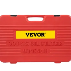 VEVOR Oil Filter Socket Set, 30 Pcs Oil Filter Wrench Set, Sturdy Steel Oil Filter Socket, 3/8
