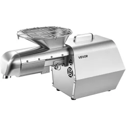 VEVOR Oil Press Machine, 11 LBS/H Capacity, 1250W Oil Extractor Machine, Automatic Electric Oil Maker for Home Commercial Use, 122℉–572℉ Hot & Cold Pressing for Peanuts Sesames Soybeans Almonds