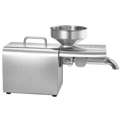 VEVOR Oil Press Machine, 8.27 LBS/H Capacity, 750W Oil Extractor Machine, Automatic Electric Oil Maker for Home Commercial Use, 122℉–572℉ Hot Pressing for Peanuts Sesames Soybeans Almonds