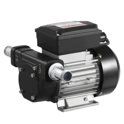 VEVOR Oil Transfer Pump 110V, 16 GPM 60 L/min, AC Electric Fuel Transfer Pump for Diesel Kerosene Biodiesel, 8 ft/2.4 m Max Suction Lift, 45 ft/13.7 m Max Lift, for Vehicles, Construction Sites, Farms