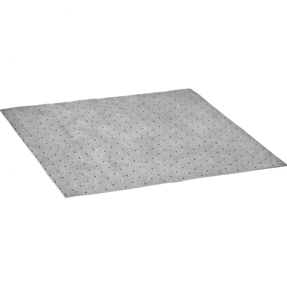 VEVOR Oil & Water Absorbent Pads, 16" x 18" 200-Pack, Medium-Duty Spill Absorbing Pads, Universal for Gasoline, Engine, Oil, Water, Coolant, Durable PP Spill Control Mats for Garage Workshop Factory