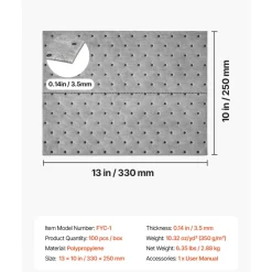 VEVOR Oil & Water Absorbent Pads, 13