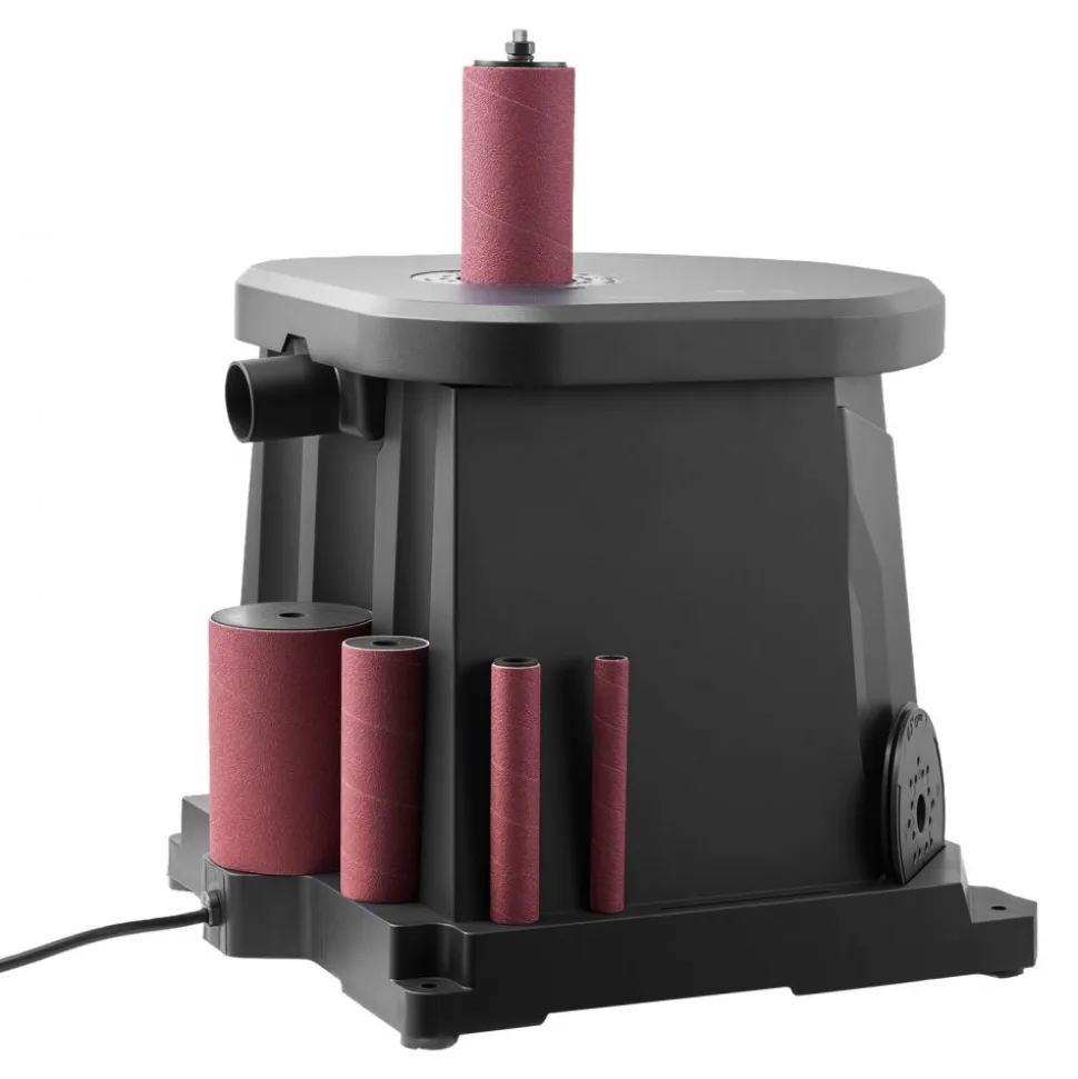 VEVOR Oscillating Spindle Sander, 2000RPM Benchtop Spindle Sander with 6 Sleeves (1/2"-3"), 0.59" Stroke & Dust Connection Port for Furniture Finishing, Crafts Sanding, DIY Woodworking