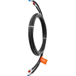 VEVOR Outboard Hose Kit, 20 ft Hydraulic Steering Hose, 2-Piece Leak-Proof TPEE Hydraulic Boat Hoses, Compatible with Marine Hydraulic Outboard Steering Boat System up to 300 HP