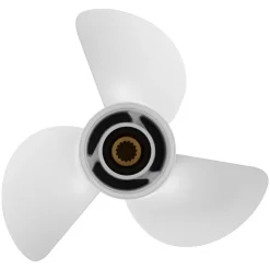 VEVOR Outboard Propeller, Upgrade OEM 15 Spline Tooth Aluminum Outboard Boat Propeller Fit Yamaha Engines 60-130 HP, 4-1/4