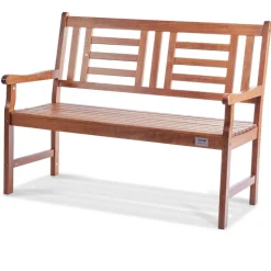 VEVOR Outdoor Bench, 48 inches Wood Garden Bench for Outdoors, Outdoor Garden Park Bench with Backrest and Armrests, 700 lbs Load Capacity Bench, Patio Bench for Garden, Park, Yard, Front Porch