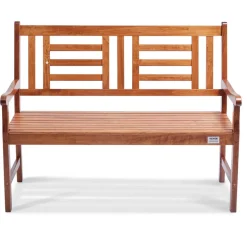 VEVOR Outdoor Bench, 48 inches Wood Garden Bench for Outdoors, Outdoor Garden Park Bench with Backrest and Armrests, 700 lbs Load Capacity Bench, Patio Bench for Garden, Park, Yard, Front Porch