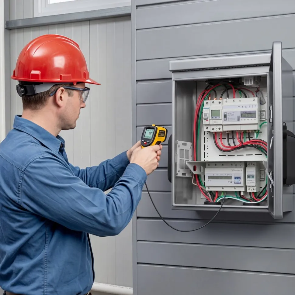 VEVOR Outdoor Electrical Box, 20 x 16 x 8 in, Stainless Steel Ventilated Electrical Enclosure with Thermostat and Fan, Rain Hood, Hinge Connection, IP65 Waterproof Junction Box, Wall/Pole Mounted,