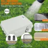 VEVOR Outdoor Electrical Junction Box, 13.78 x 9.84 x 5.90 in, ABS Plastic Electrical Enclosure Box with Hinged Cover Stainless Steel Latch, IP67 Dustproof Waterproof for Outdoor Electrical Projects